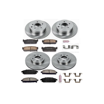 PowerStop 97-01 Infiniti Q45 Front & Rear Autospecialty Brake Kit (KOE1180)