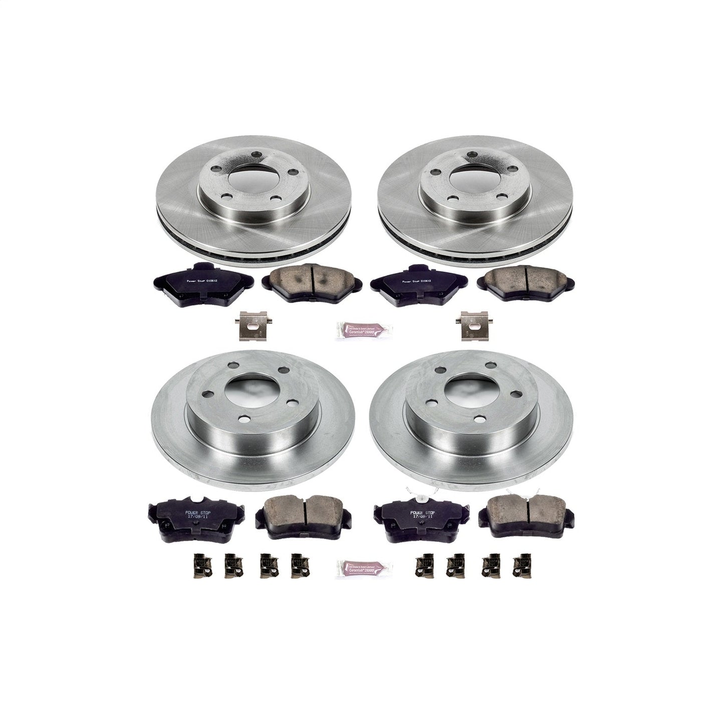 PowerStop 94-98 Ford Mustang Front & Rear Autospecialty Brake Kit (KOE1300)