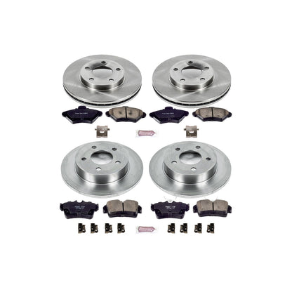 PowerStop 94-98 Ford Mustang Front & Rear Autospecialty Brake Kit (KOE1300)
