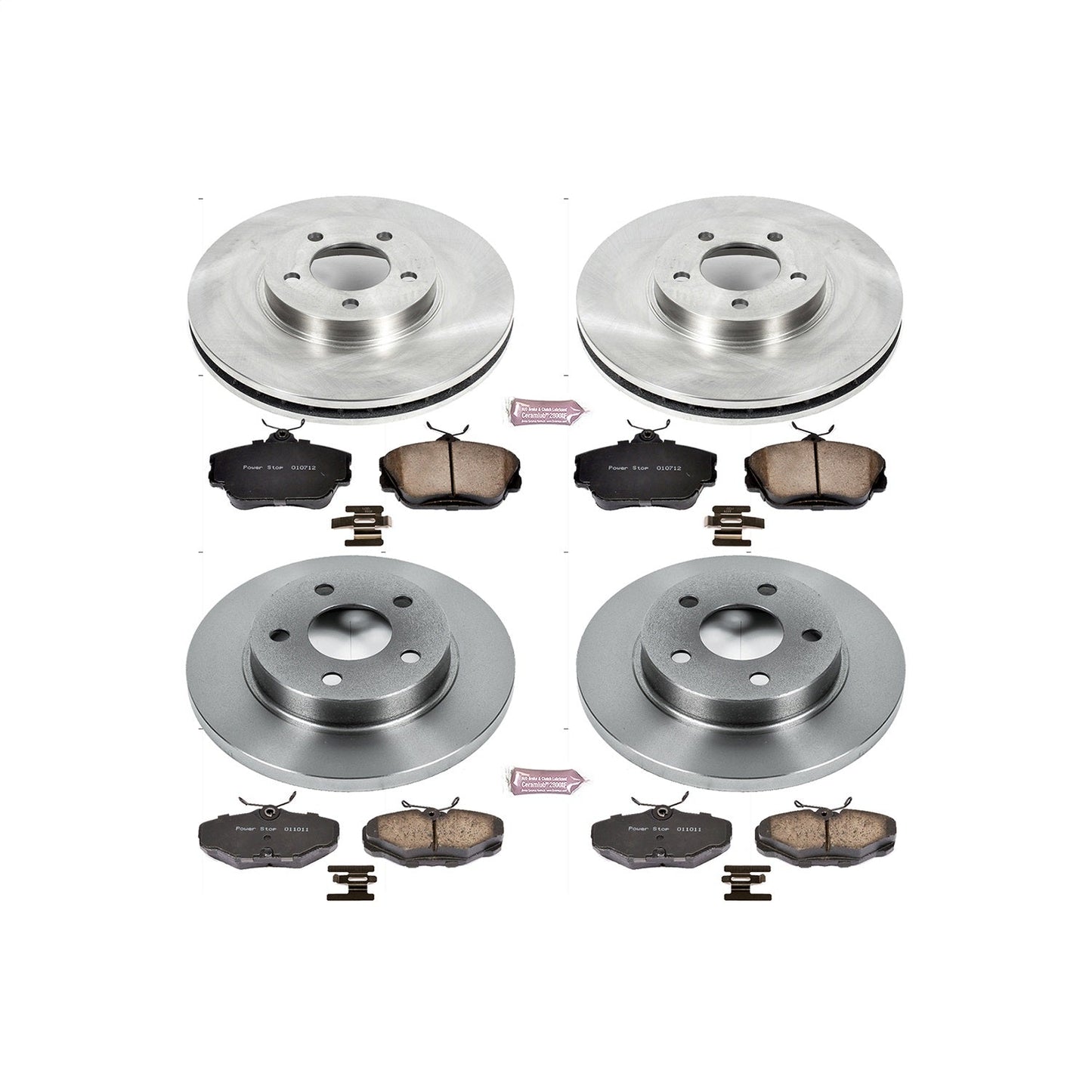 PowerStop 96-99 Ford Taurus Front & Rear Autospecialty Brake Kit (KOE1320)