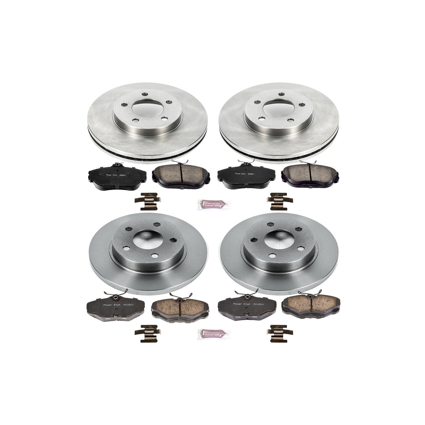 PowerStop 94-00 Ford Taurus Front & Rear Autospecialty Brake Kit (KOE1328)