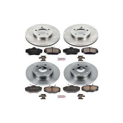 PowerStop 94-00 Ford Taurus Front & Rear Autospecialty Brake Kit (KOE1328)