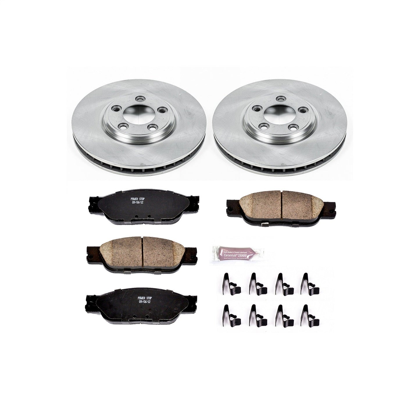 PowerStop 03-04 Jaguar S-Type Front Autospecialty Brake Kit (KOE1353)