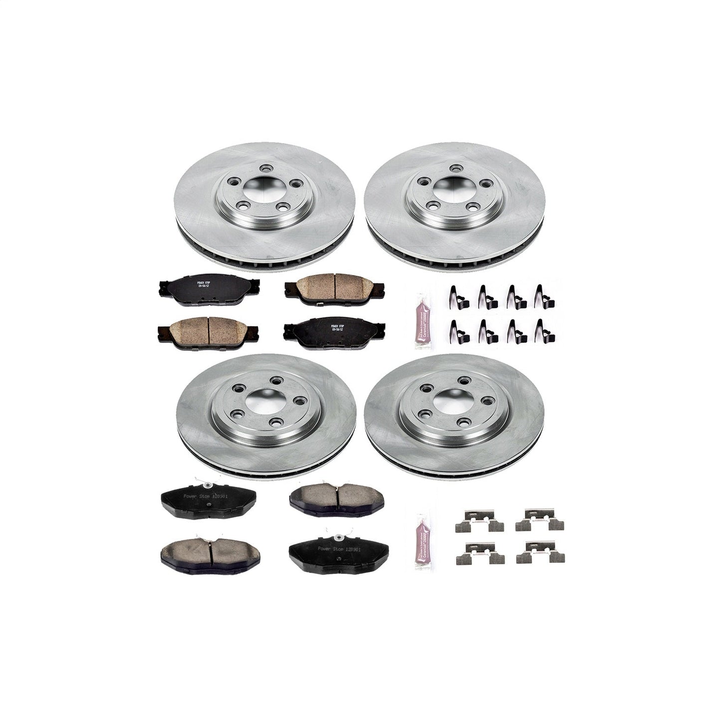 PowerStop 03-04 Jaguar S-Type Front & Rear Autospecialty Brake Kit (KOE1355)
