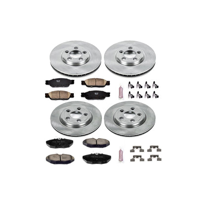 PowerStop 03-04 Jaguar S-Type Front & Rear Autospecialty Brake Kit (KOE1355)