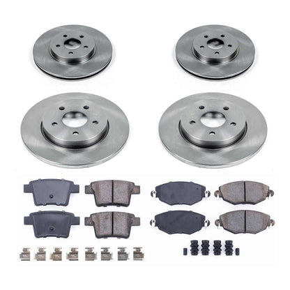 PowerStop 05-08 Jaguar X-Type Front & Rear Autospecialty Brake Kit (KOE1374)