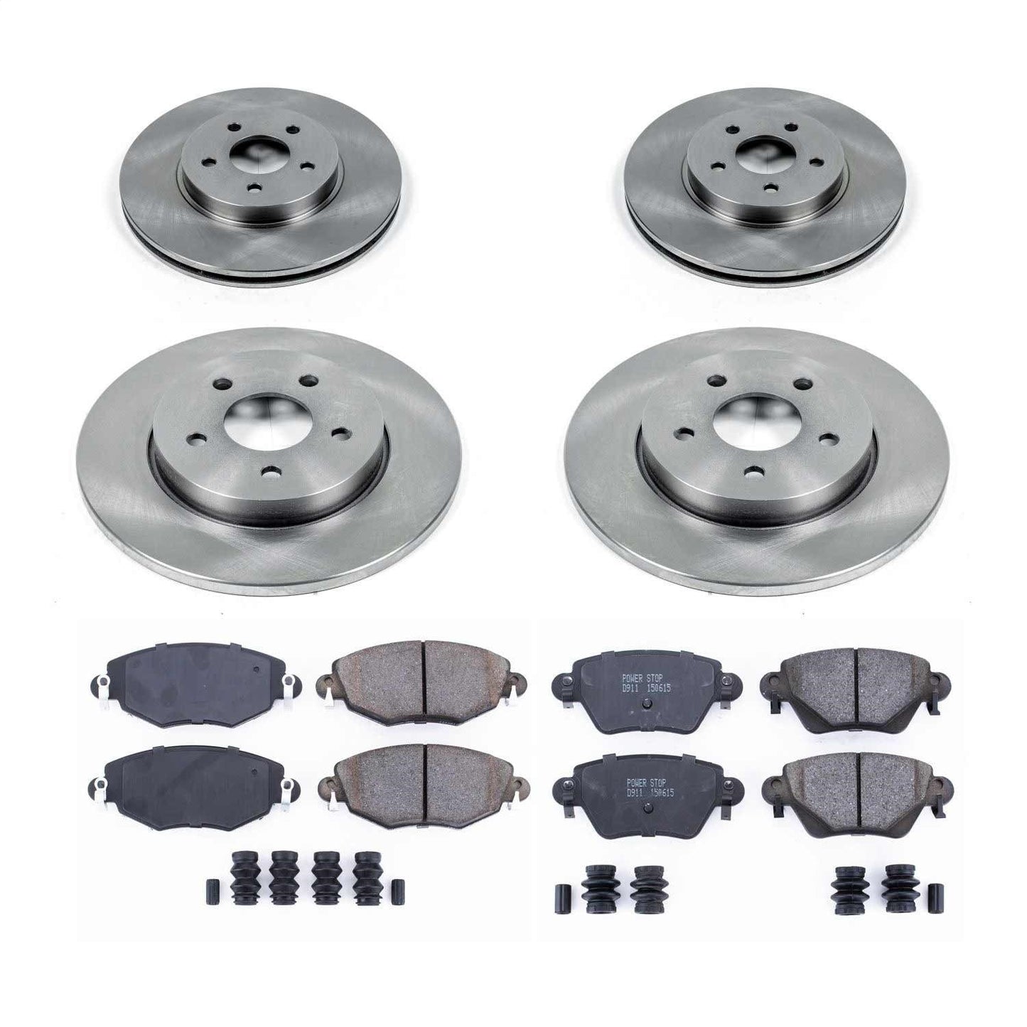 PowerStop 02-05 Jaguar X-Type Front & Rear Autospecialty Brake Kit (KOE1375)