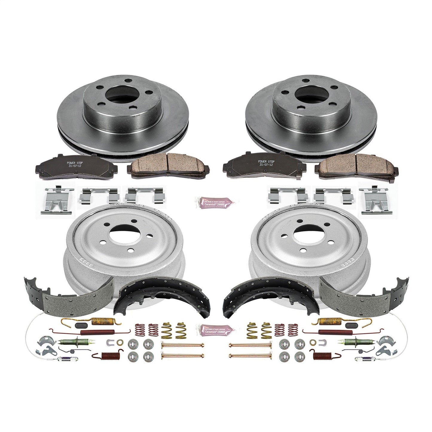 PowerStop 98-02 Ford Ranger 4WD Front & Rear Autospecialty Brake Kit (KOE15004DK)