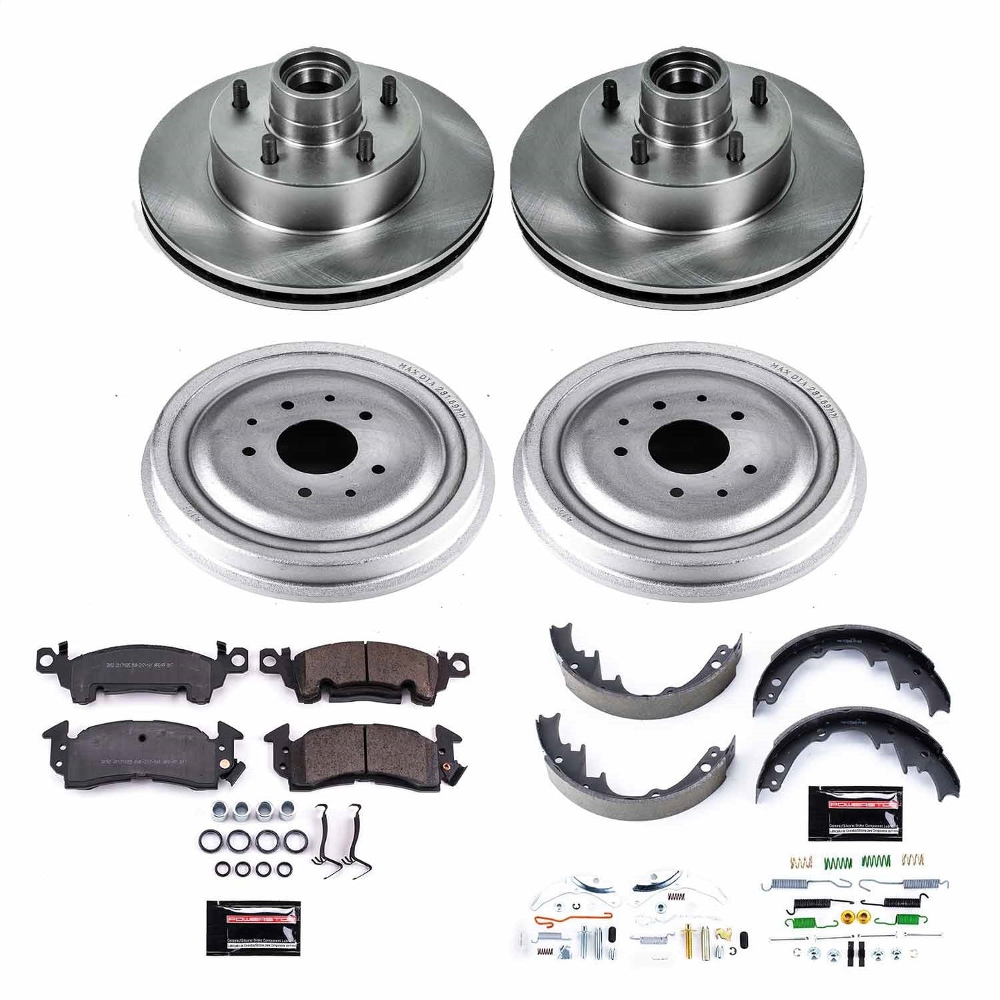 PowerStop 1971 Chevrolet G10 Van Front & Rear Autospecialty Brake Kit (KOE15028DK)
