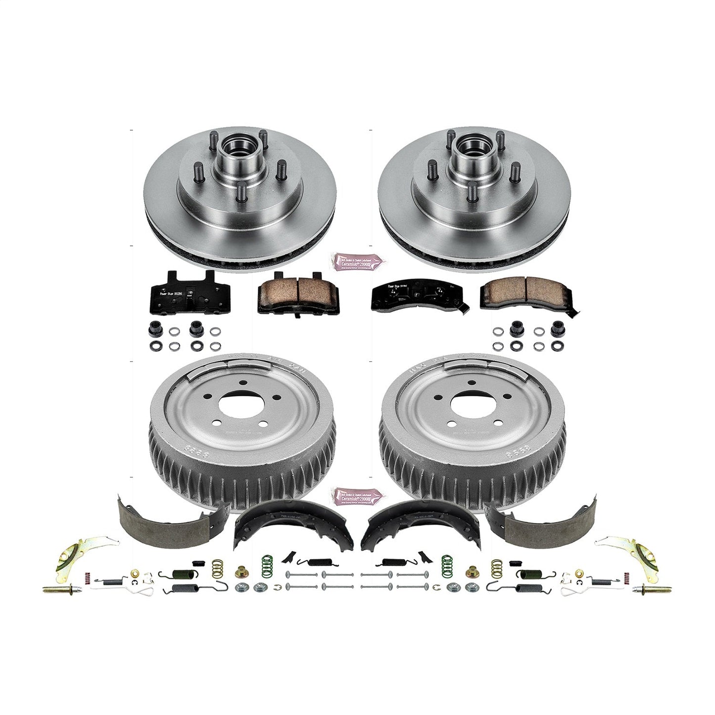 PowerStop 98-00 Chevrolet Tahoe 2WD Front & Rear Autospecialty Brake Kit (KOE15038DK)