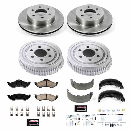PowerStop 00-02 Dodge Dakota Front & Rear Autospecialty Brake Kit (KOE15072DK)