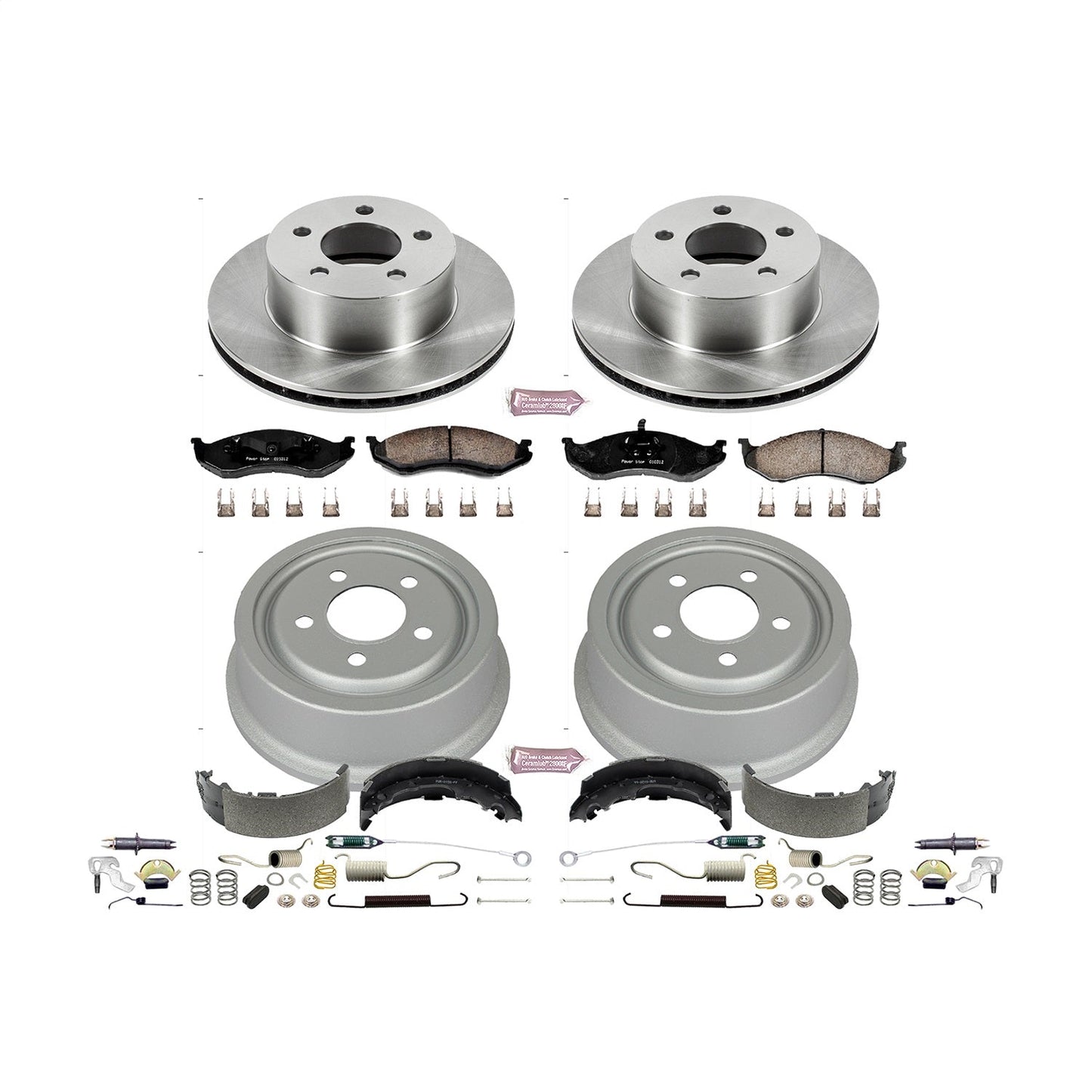 PowerStop 92-99 Jeep Cherokee Front & Rear Autospecialty Brake Kit (KOE15073DK)