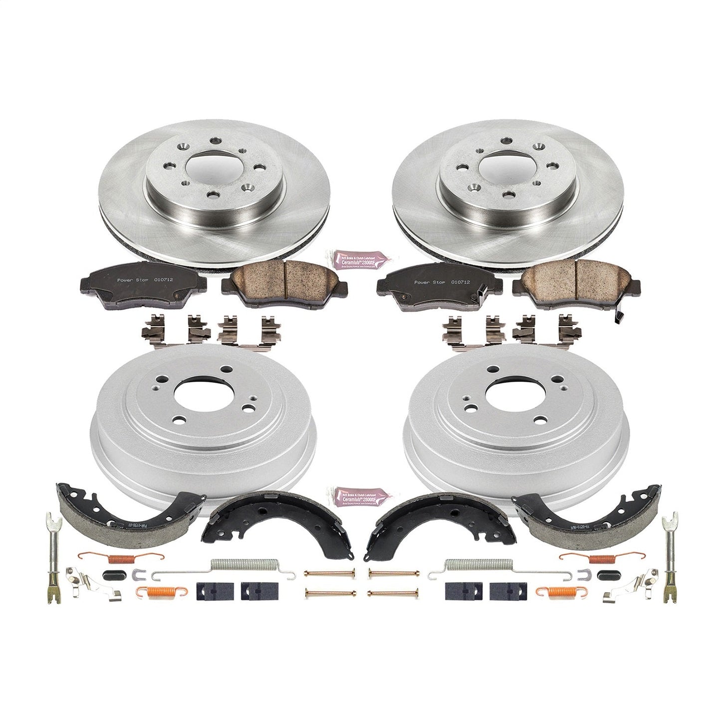 PowerStop 07-08 Honda Fit Front & Rear Autospecialty Brake Kit (KOE15088DK)