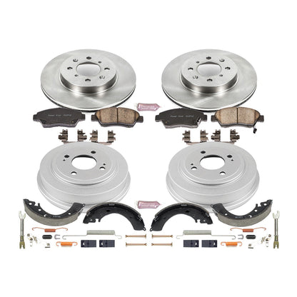 PowerStop 07-08 Honda Fit Front & Rear Autospecialty Brake Kit (KOE15088DK)
