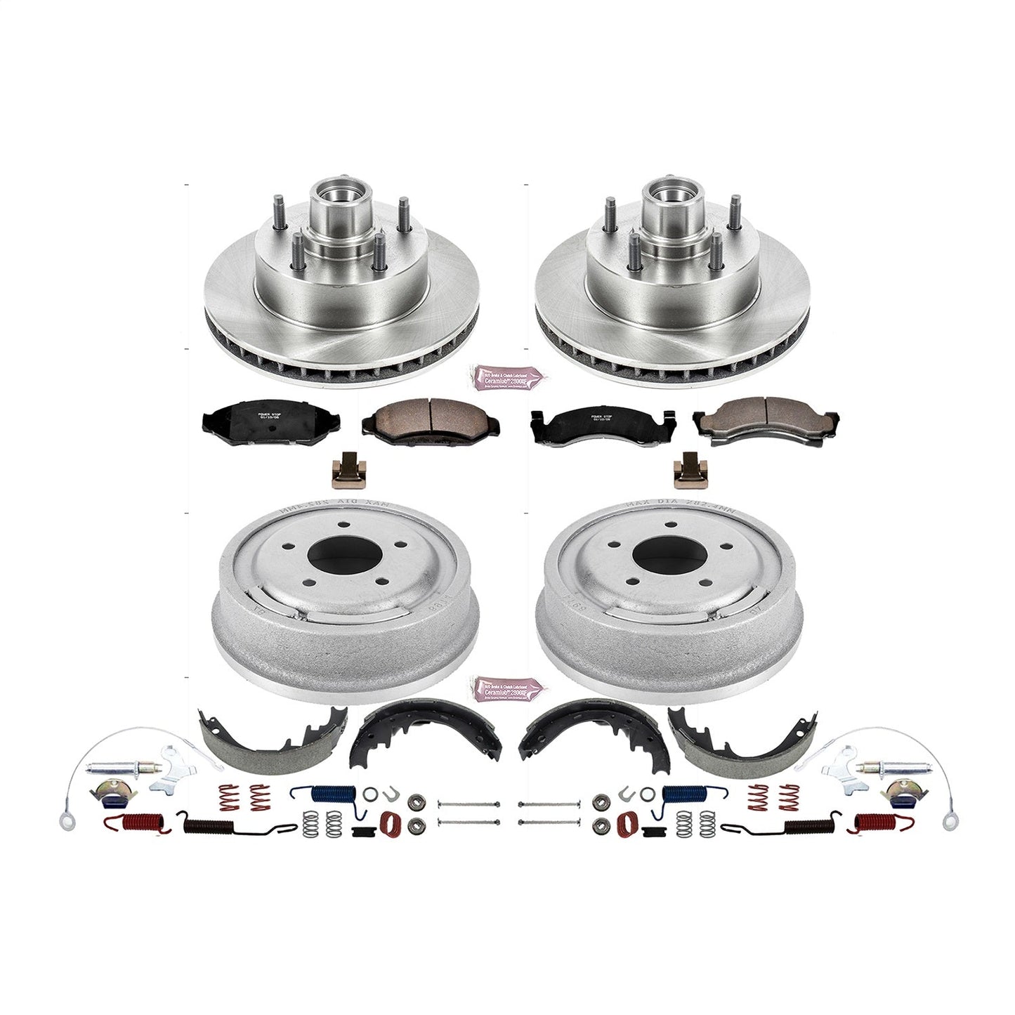 PowerStop 90-93 Ford E-150 Front & Rear Autospecialty Brake Kit (KOE15089DK)