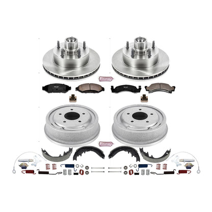 PowerStop 90-93 Ford E-150 Front & Rear Autospecialty Brake Kit (KOE15089DK)