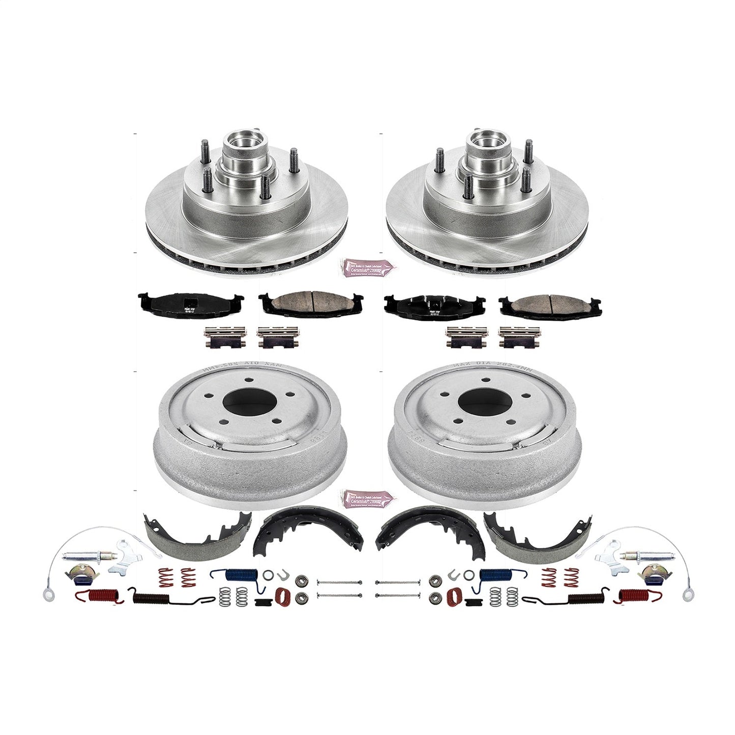 PowerStop 94-96 Ford E-150 Front & Rear Autospecialty Brake Kit (KOE15090DK)