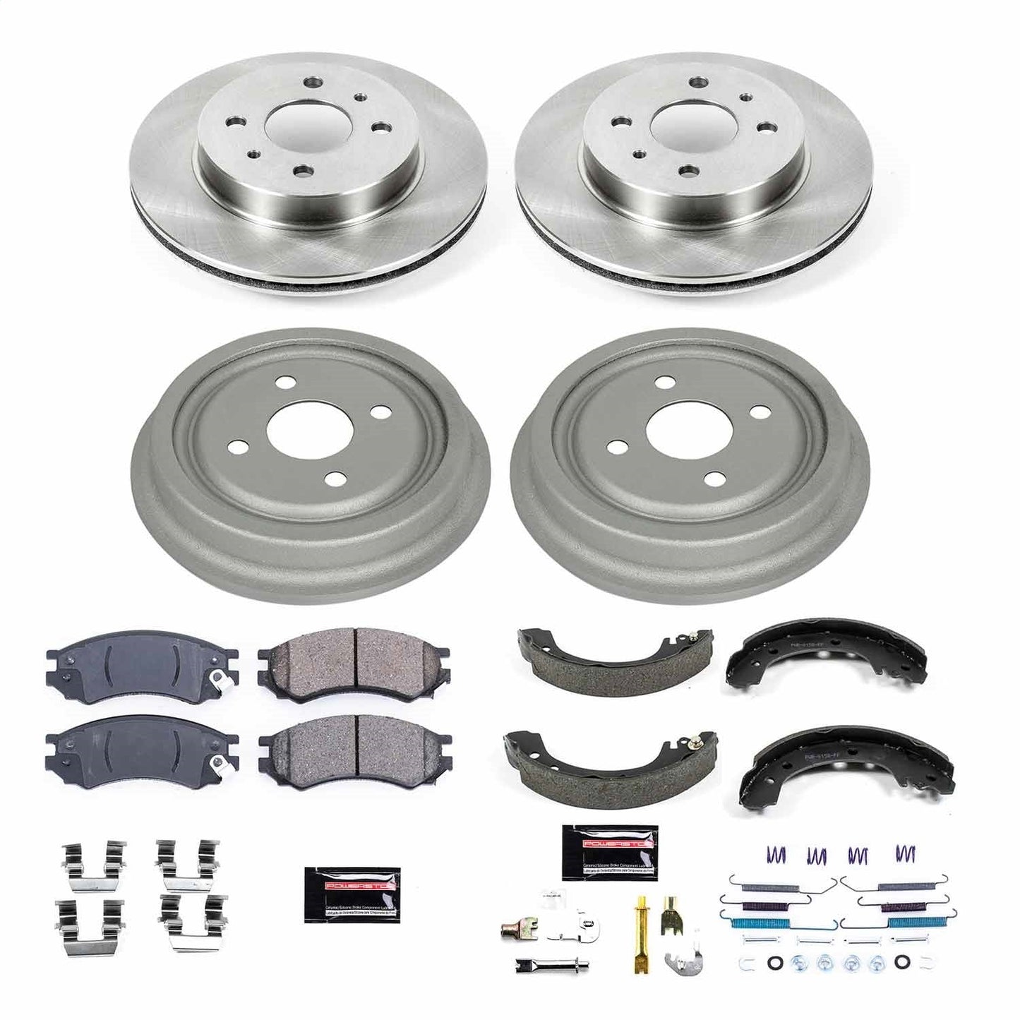 PowerStop 91-02 Saturn S-Series Front & Rear Autospecialty Brake Kit (KOE15126DK)