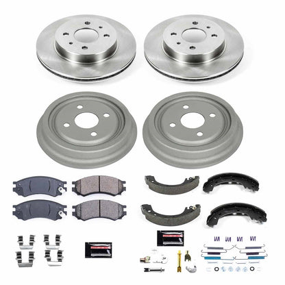 PowerStop 91-02 Saturn S-Series Front & Rear Autospecialty Brake Kit (KOE15126DK)