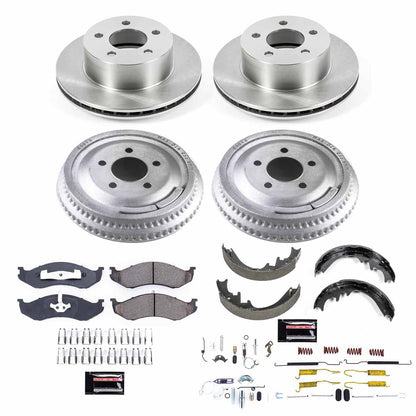 PowerStop 92-99 Jeep Cherokee Front & Rear Autospecialty Brake Kit (KOE15132DK)