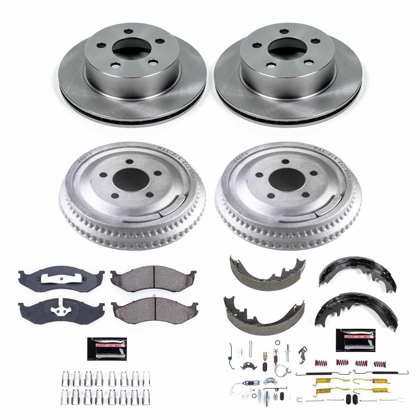 PowerStop 99-01 Jeep Cherokee Front & Rear Autospecialty Brake Kit (KOE15134DK)
