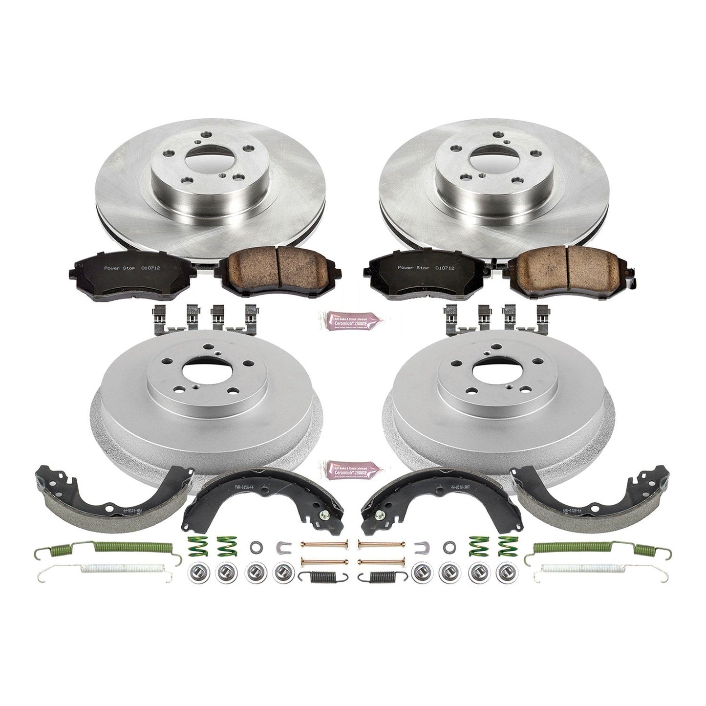 PowerStop 2002 Subaru Impreza Outback Front & Rear Autospecialty Brake Kit (KOE15141DK)
