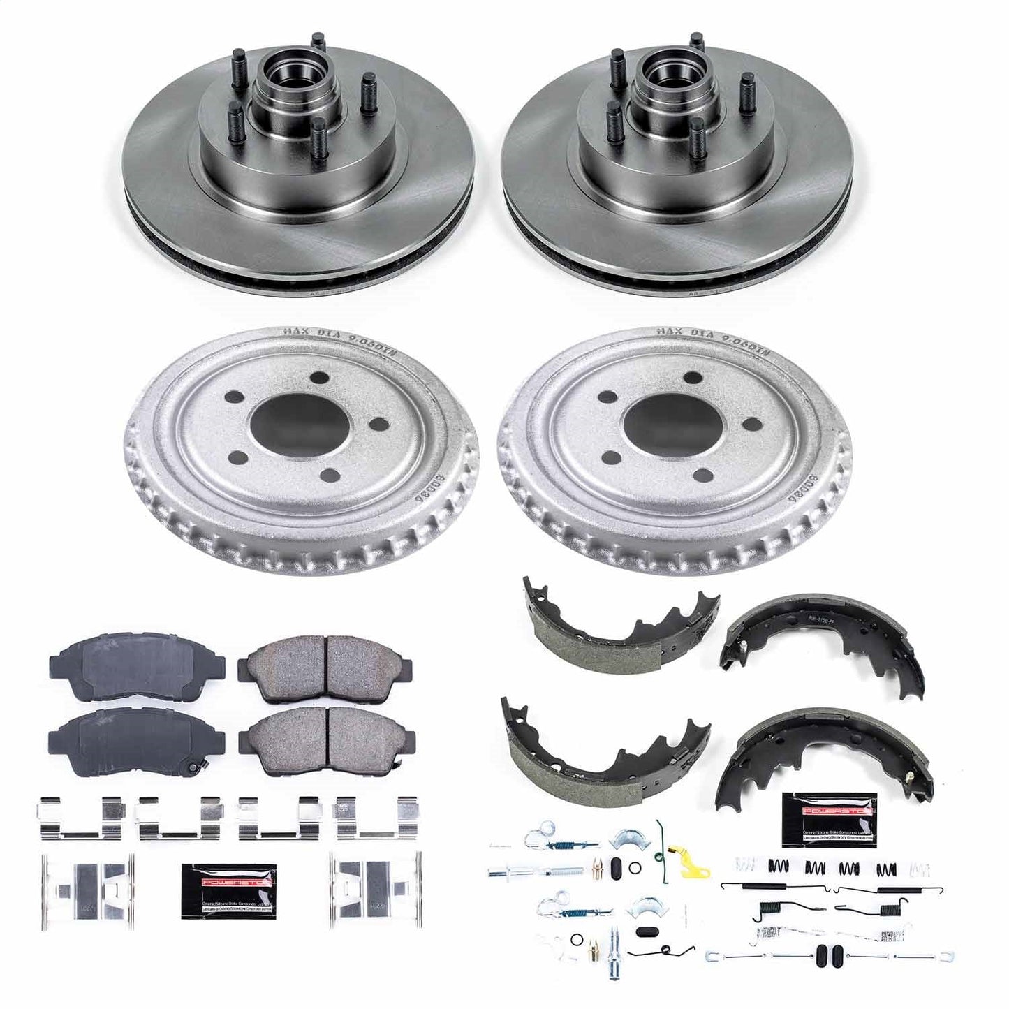 PowerStop 98-02 Ford Ranger EV Front & Rear Autospecialty Brake Kit (KOE15151DK)