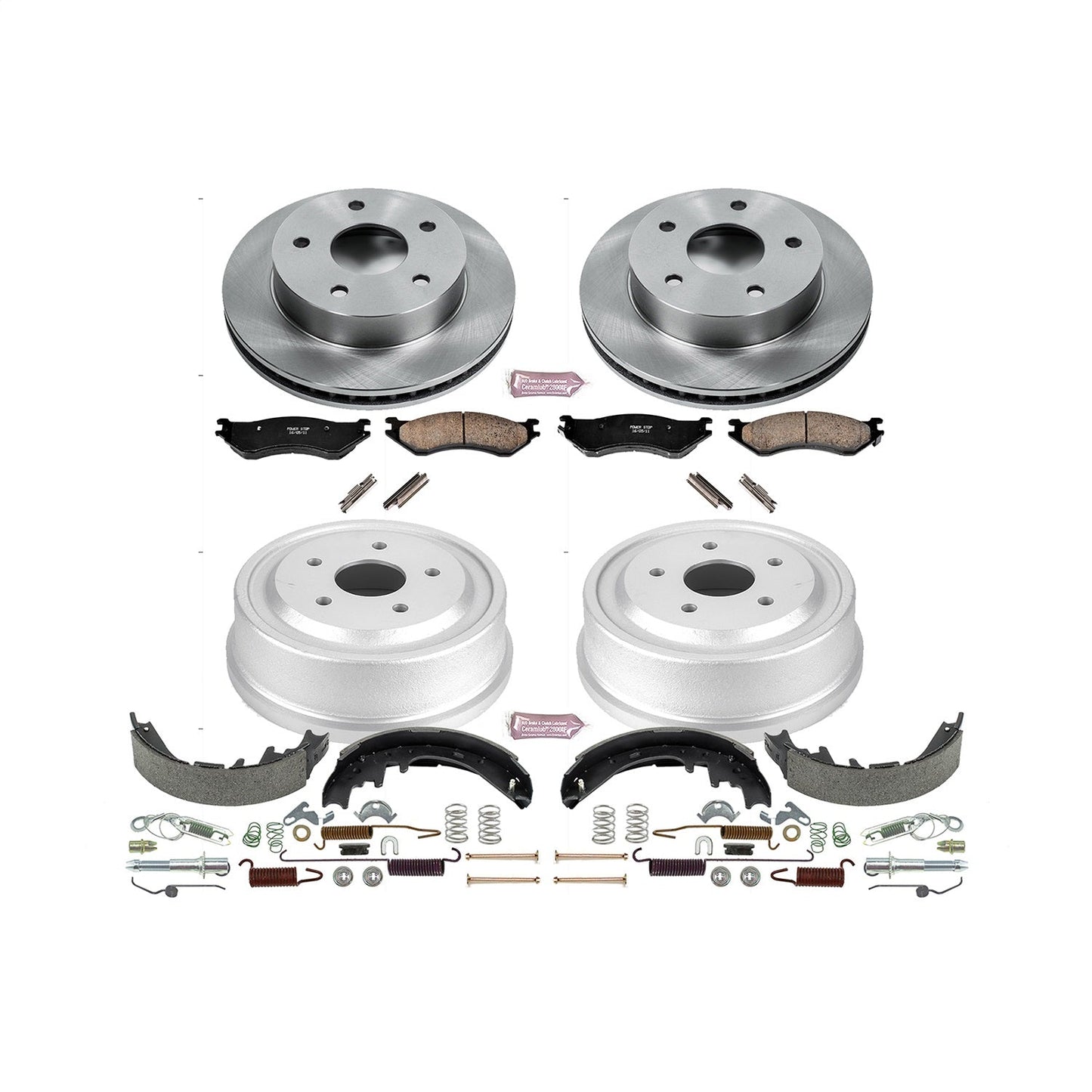 PowerStop 00-01 Dodge Ram 1500 Front & Rear Autospecialty Brake Kit (KOE15166DK)