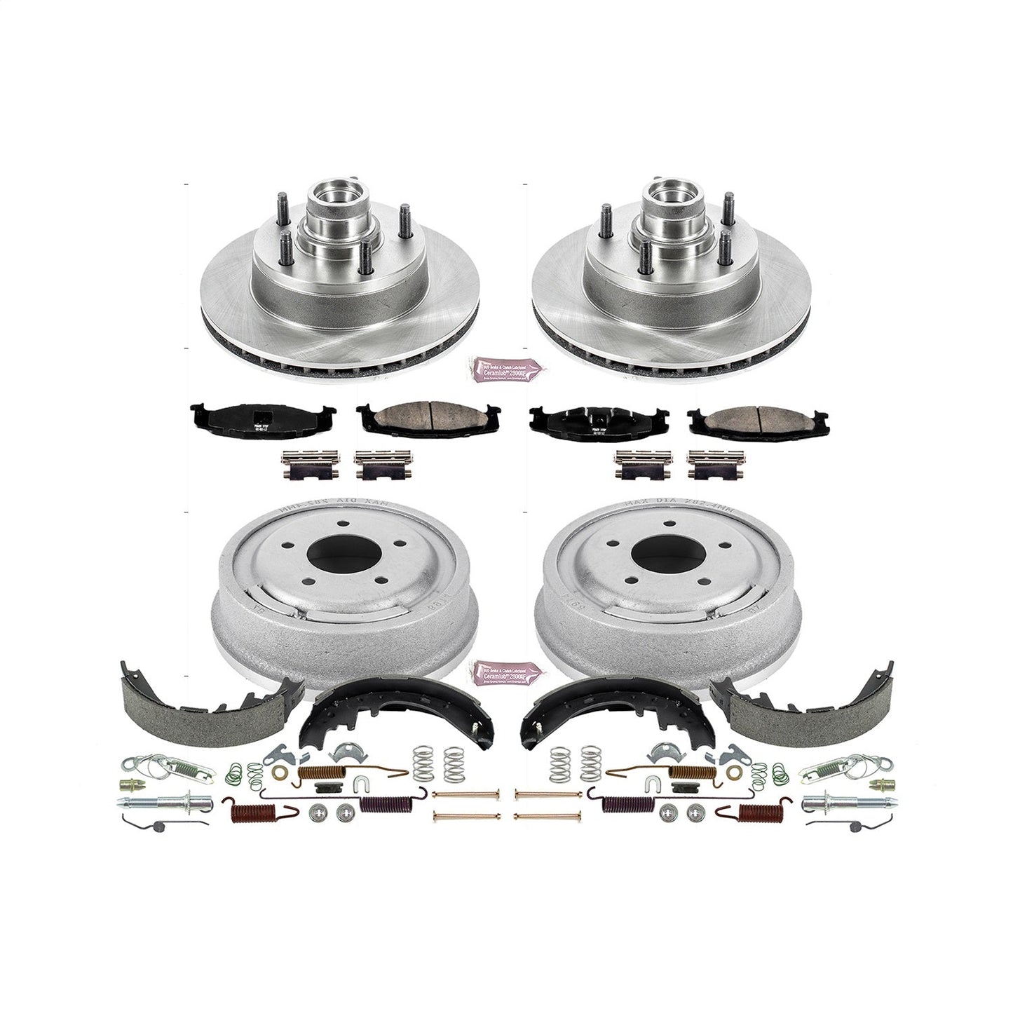 PowerStop 97-99 Ford E-150 Front & Rear Autospecialty Brake Kit (KOE15170DK)