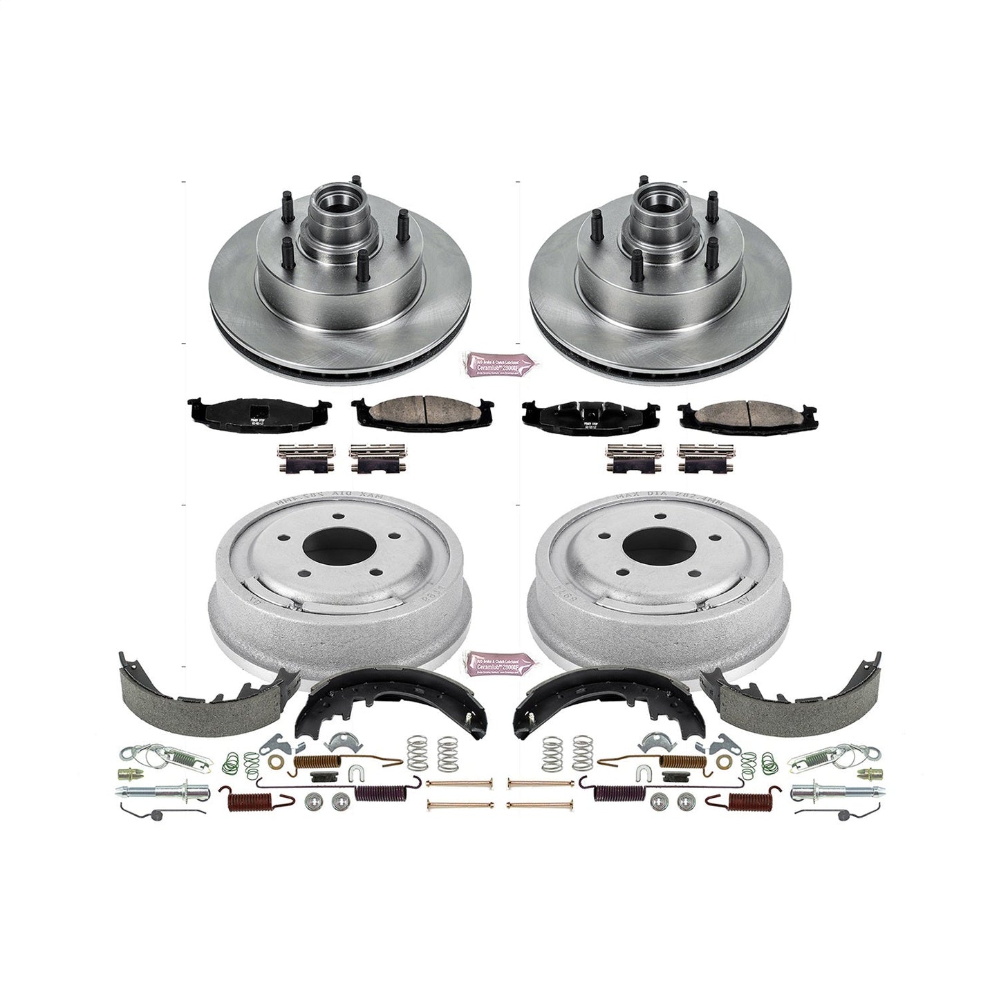 PowerStop 97-99 Ford E-150 Front & Rear Autospecialty Brake Kit (KOE15171DK)