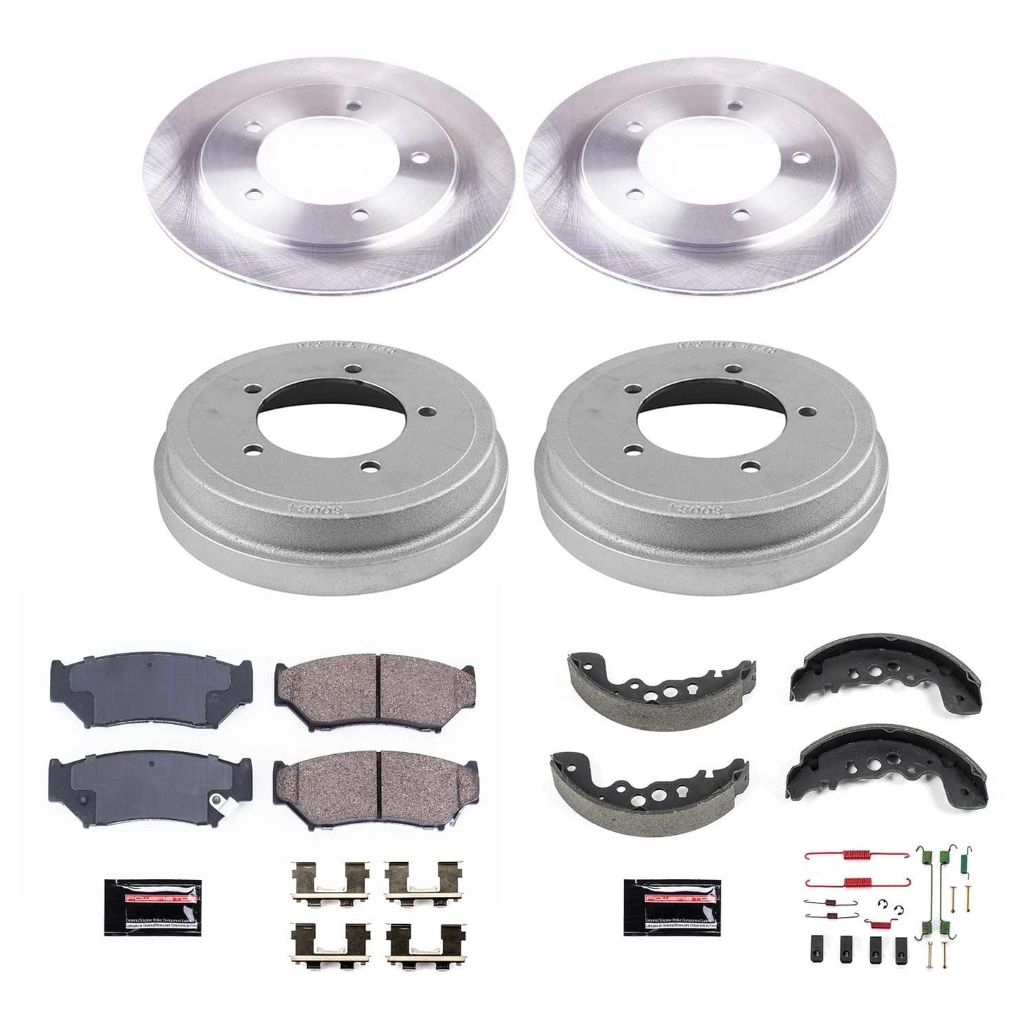 PowerStop 02-04 Chevrolet Tracket Front & Rear Autospecialty Brake Kit (KOE15184DK)