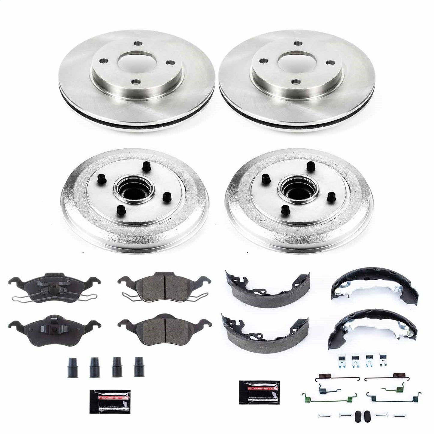 PowerStop 00-04 Ford Focus Front & Rear Autospecialty Brake Kit (KOE15191DK)