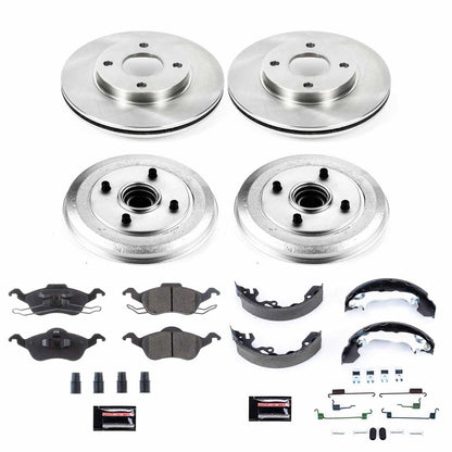 PowerStop 00-04 Ford Focus Front & Rear Autospecialty Brake Kit (KOE15191DK)