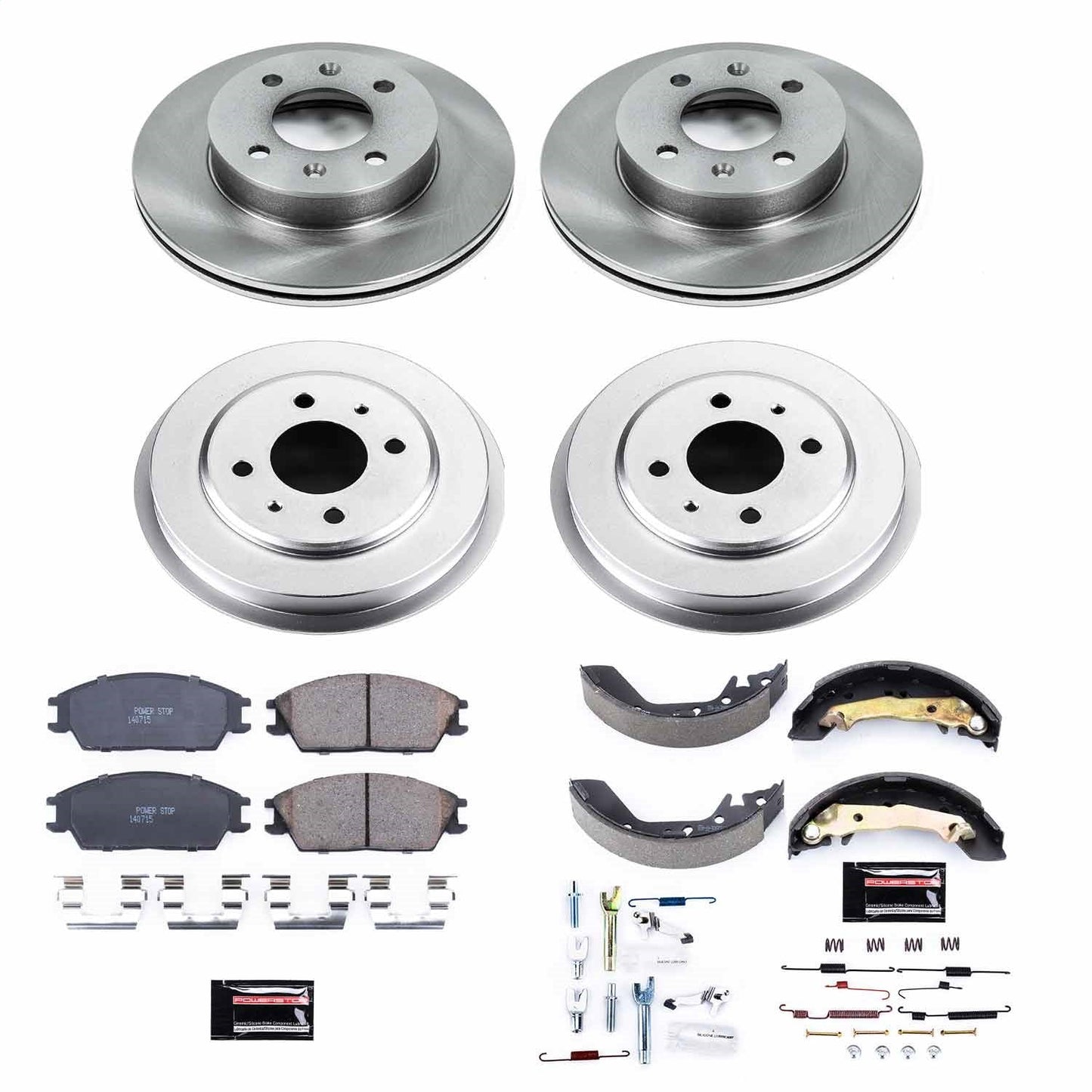 PowerStop 2003 Hyundai Accent Front & Rear Autospecialty Brake Kit (KOE15196DK)