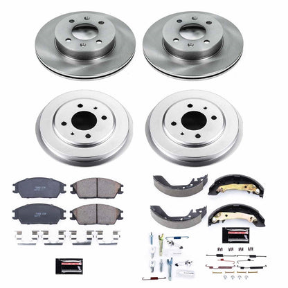 PowerStop 2003 Hyundai Accent Front & Rear Autospecialty Brake Kit (KOE15196DK)