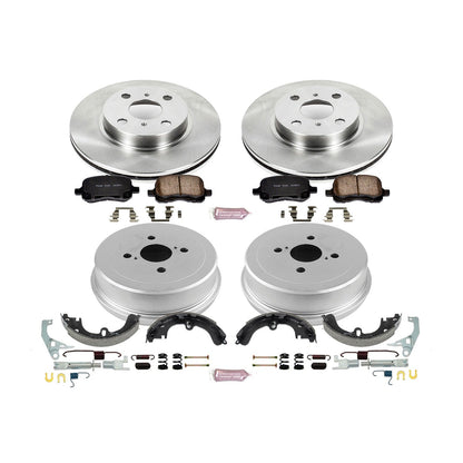 PowerStop 00-02 Toyota Corolla Front & Rear Autospecialty Brake Kit (KOE15197DK)