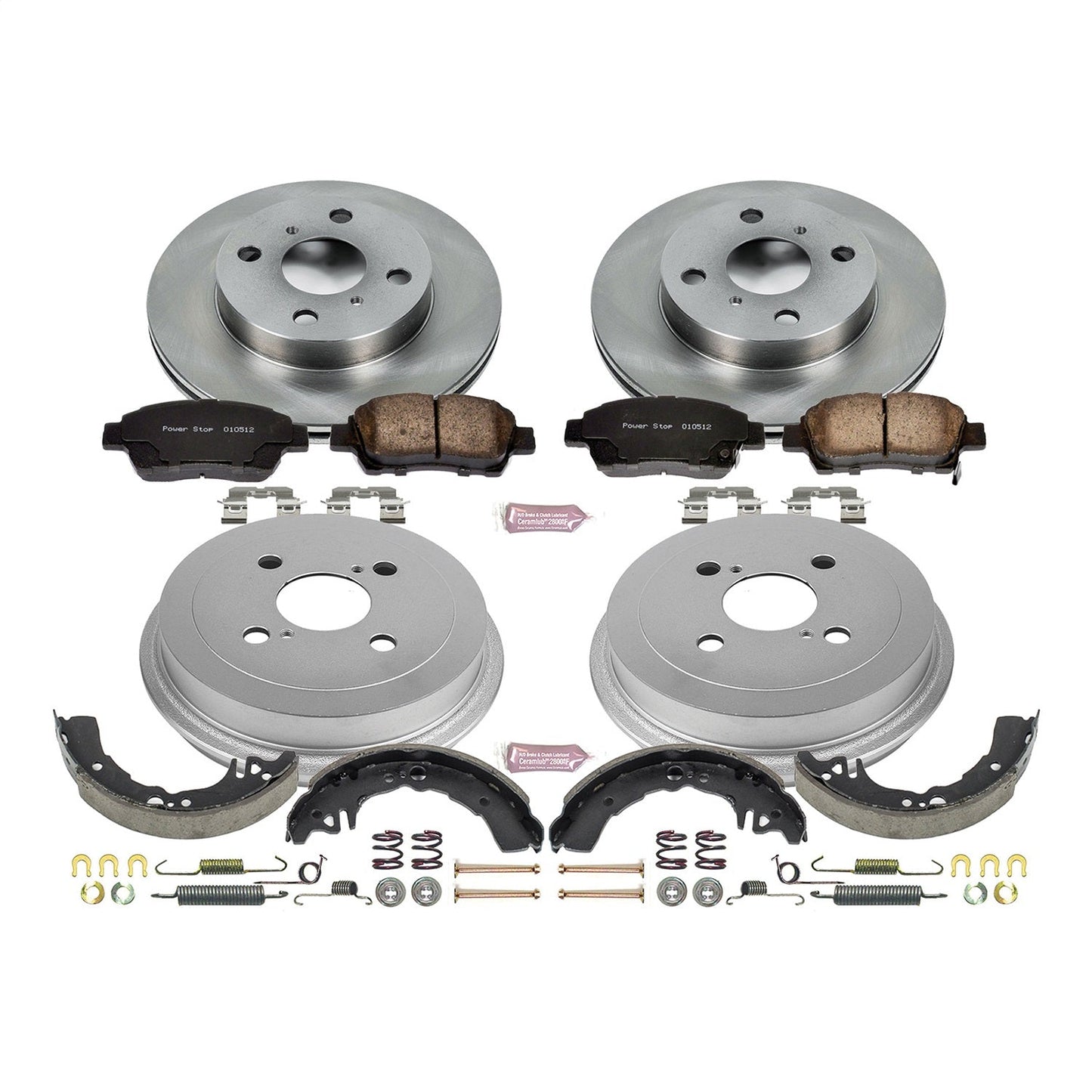 PowerStop 2000 Toyota Echo Front & Rear Autospecialty Brake Kit (KOE15203DK)