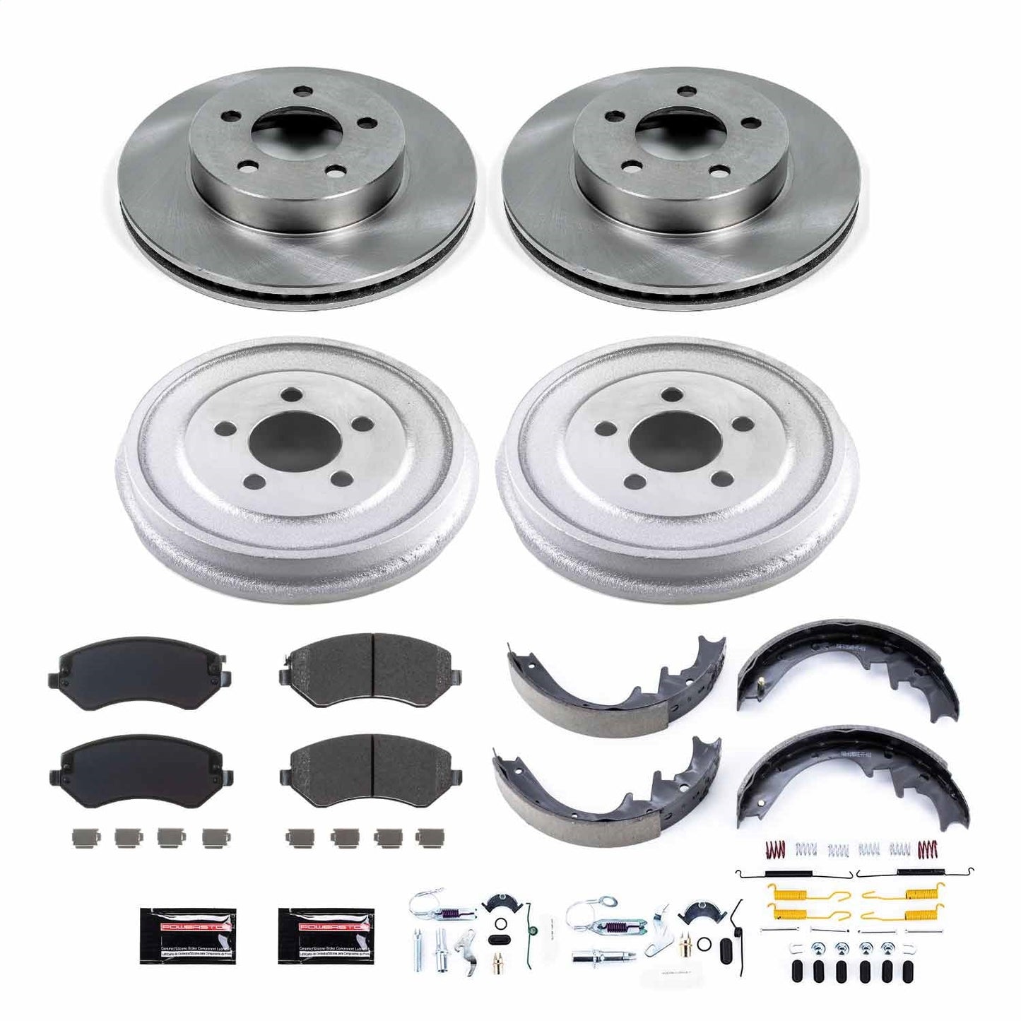 PowerStop 2002 Jeep Liberty Front & Rear Autospecialty Brake Kit (KOE15216DK)