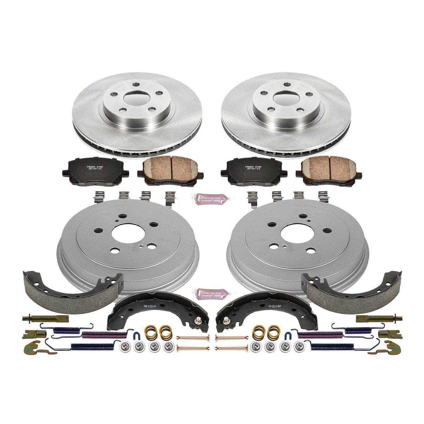 PowerStop 03-08 Toyota Corolla Front & Rear Autospecialty Brake Kit (KOE15227DK)