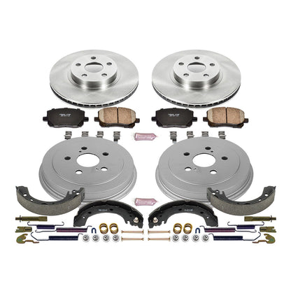 PowerStop 03-08 Toyota Corolla Front & Rear Autospecialty Brake Kit (KOE15227DK)