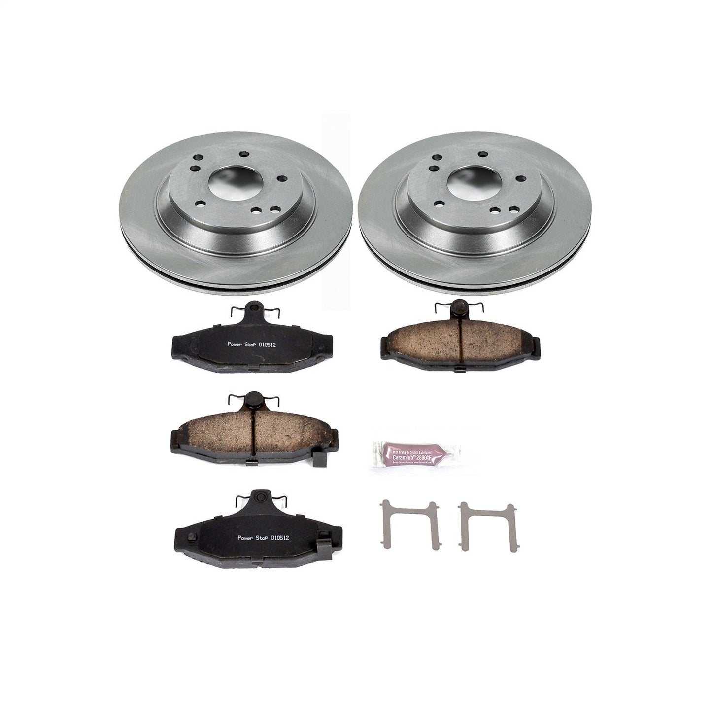 PowerStop 88-96 Chevrolet Corvette Rear Autospecialty Brake Kit (KOE1523)
