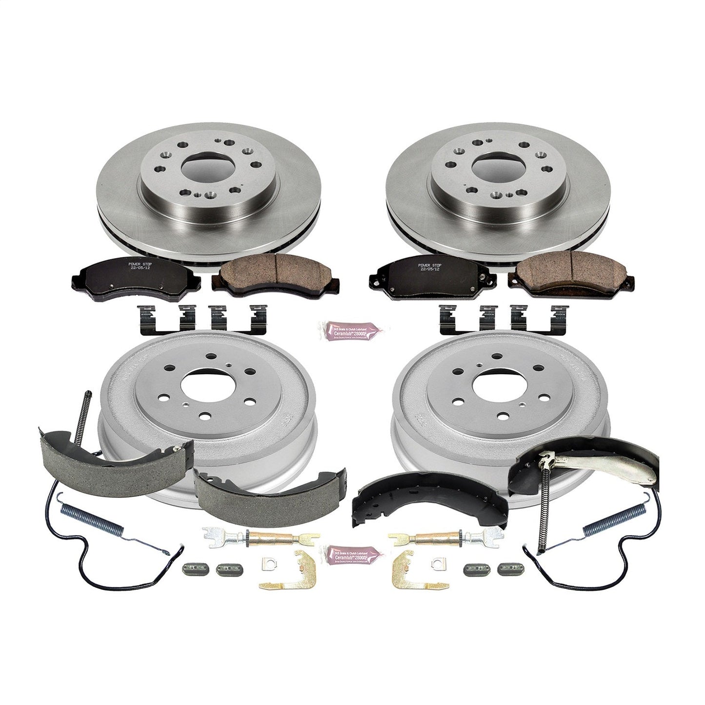 PowerStop 05-07 Chevrolet Silverado 1500 2WD Front & Rear Autospecialty Brake Kit (KOE15237DK)