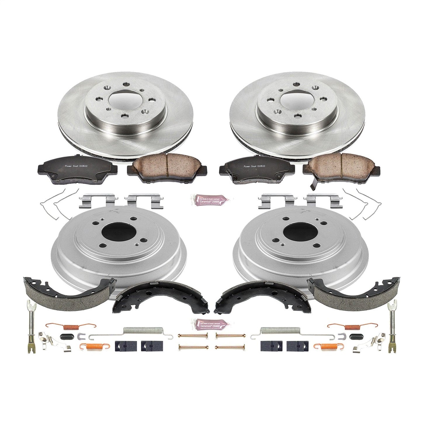 PowerStop 09-12 Honda Fit Front & Rear Autospecialty Brake Kit (KOE15245DK)