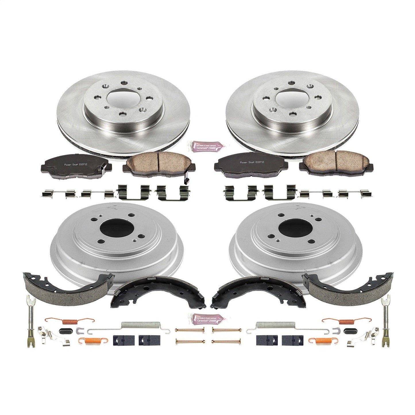 PowerStop 10-14 Honda Insight Front & Rear Autospecialty Brake Kit (KOE15247DK)