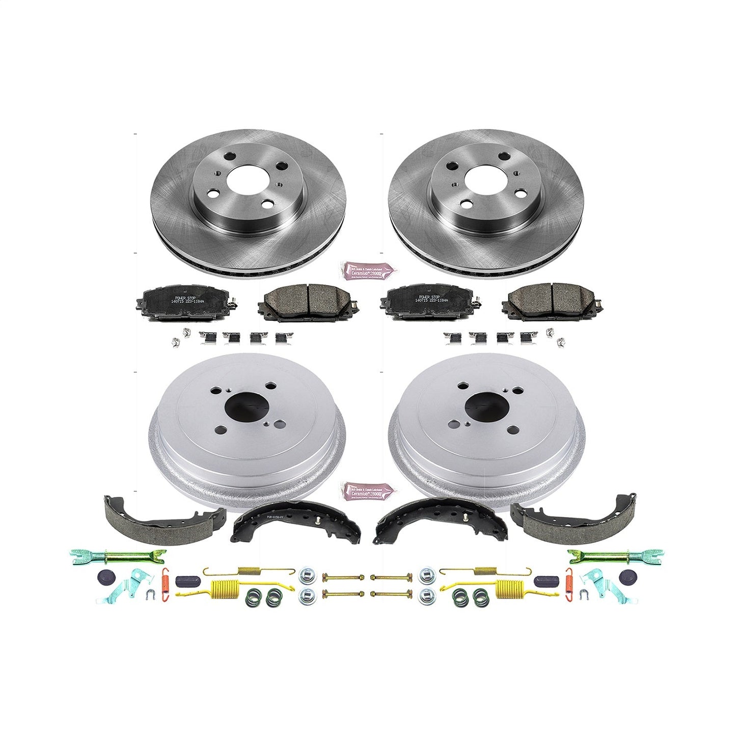PowerStop 07-15 Toyota Yaris Front & Rear Autospecialty Brake Kit (KOE15249DK)