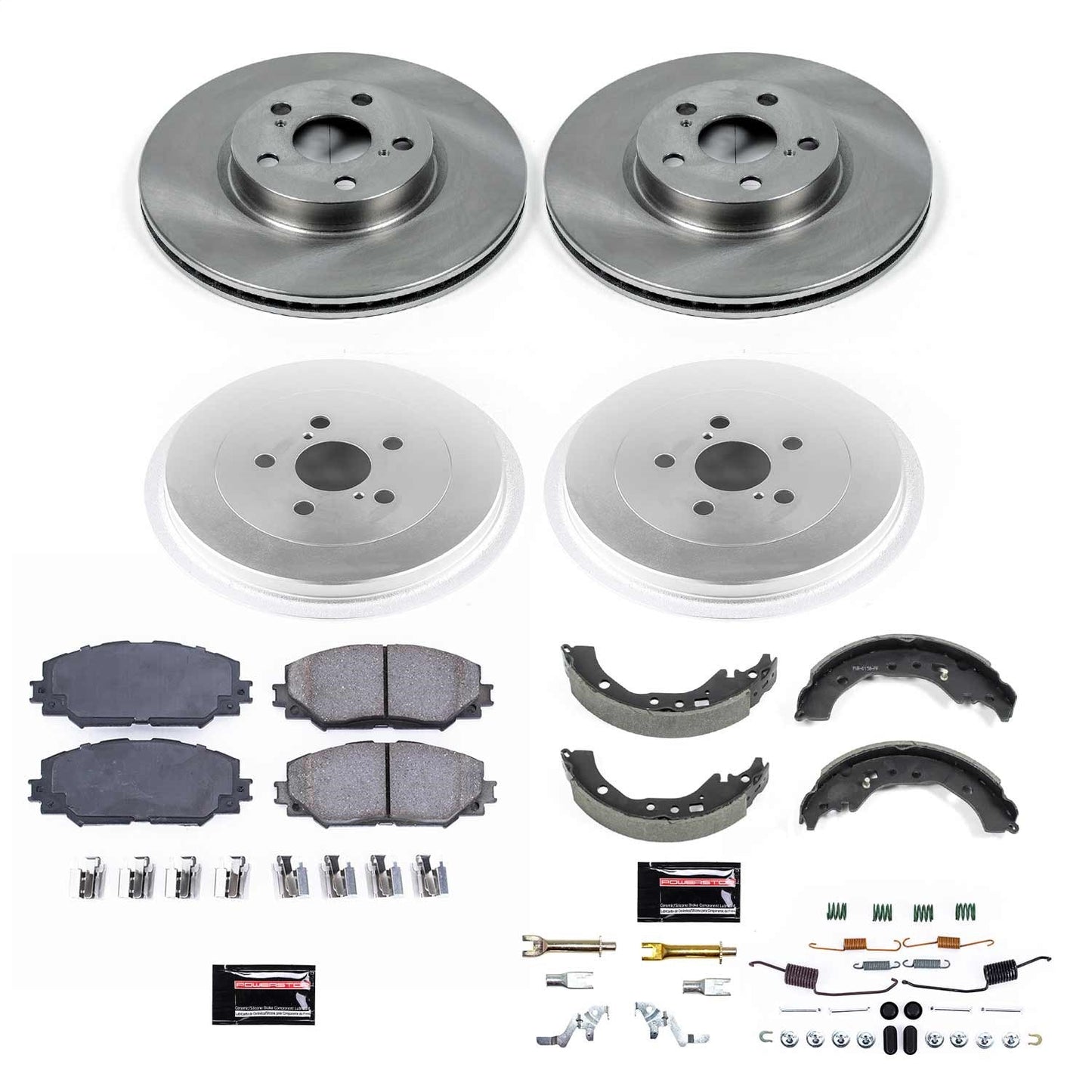 PowerStop 09-18 Toyota Corolla Front & Rear Autospecialty Brake Kit (KOE15260DK)