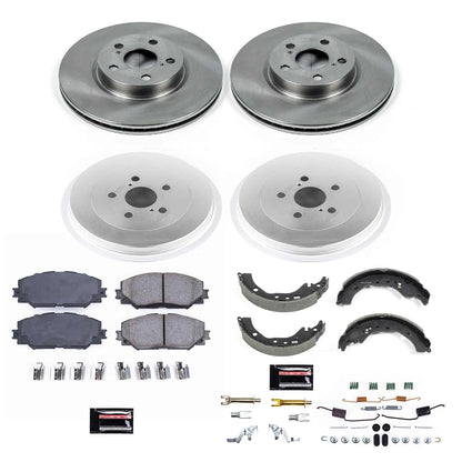 PowerStop 09-18 Toyota Corolla Front & Rear Autospecialty Brake Kit (KOE15260DK)