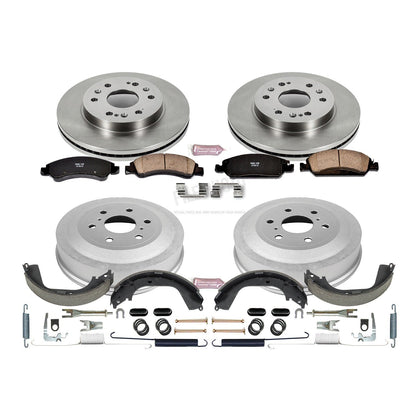 PowerStop 09-13 Chevrolet Silverado 1500 2WD Front & Rear Autospecialty Brake Kit (KOE15263DK)