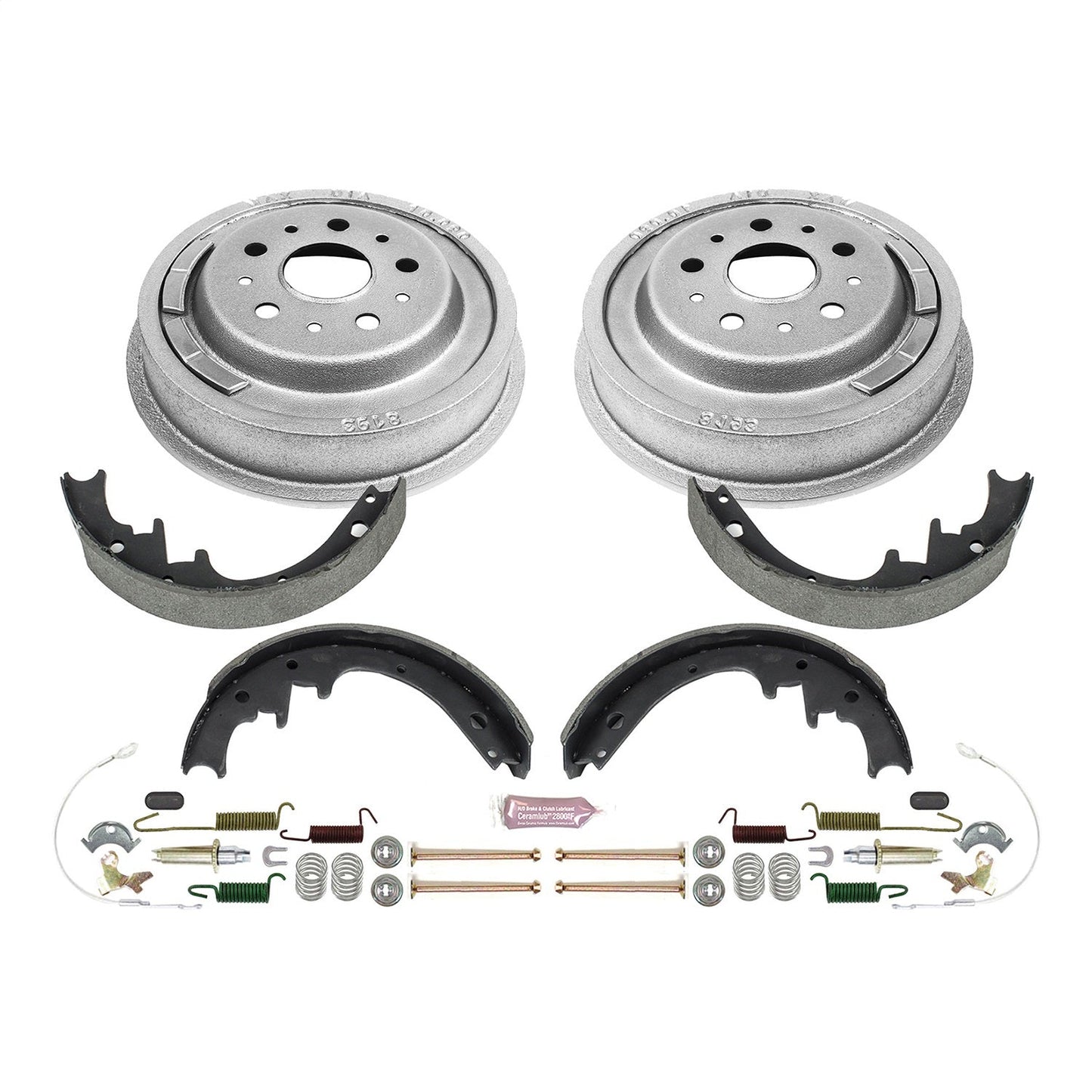 PowerStop 67-69 Mercury Cougar Rear Autospecialty Drum Kit (KOE15270DK)