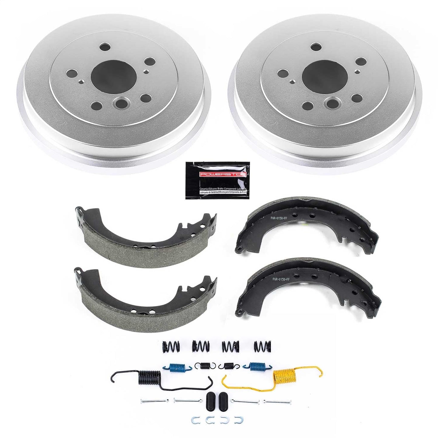 PowerStop 02-04 Toyota Camry Rear Autospecialty Drum Kit (KOE15296DK)
